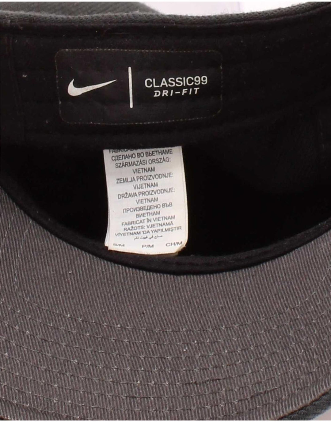 Nike Dri Fit Graphic Baseball kapa male/srednje sive boje od poliestera