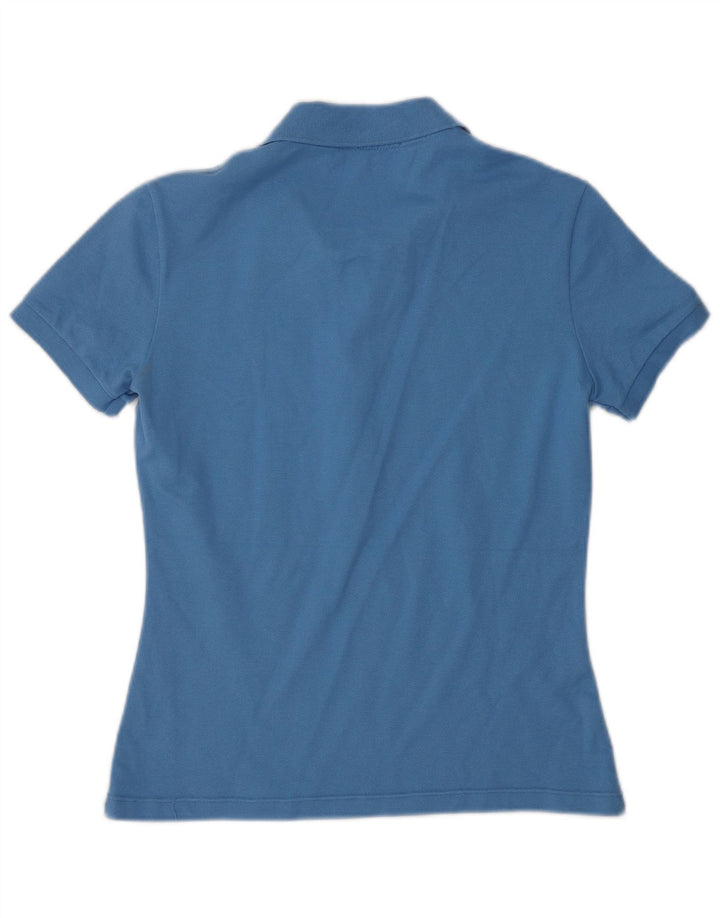 Lacoste ženska polo majica veličine 40 srednje plavi pamuk