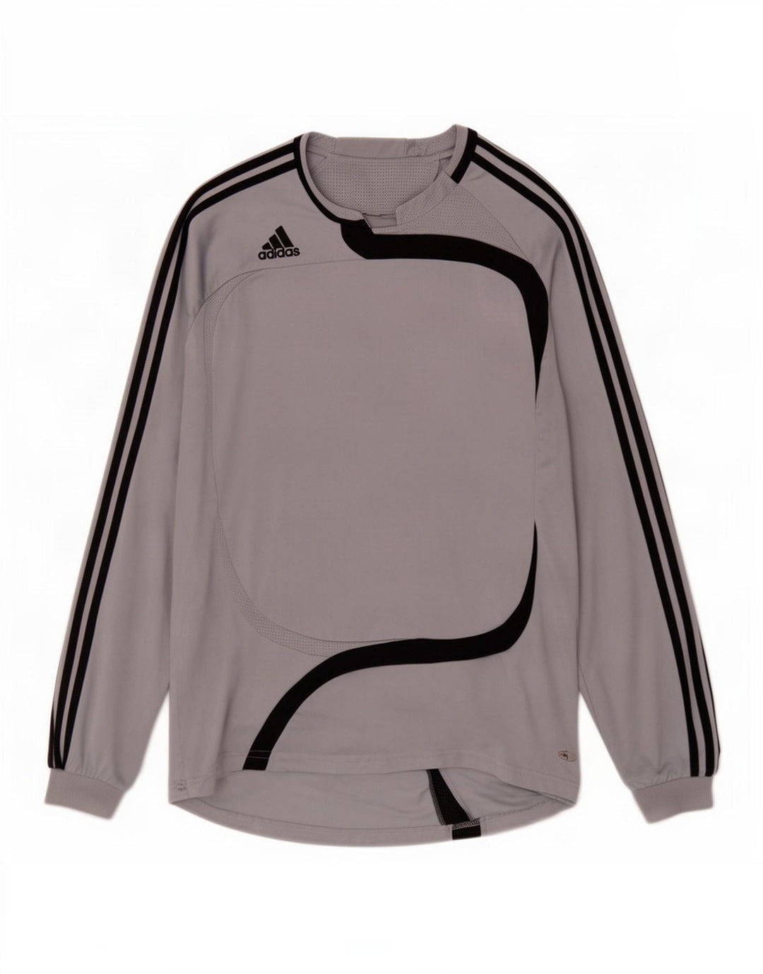 Adidas muška majica s dugim rukavima XL u sivoj boji od poliestera