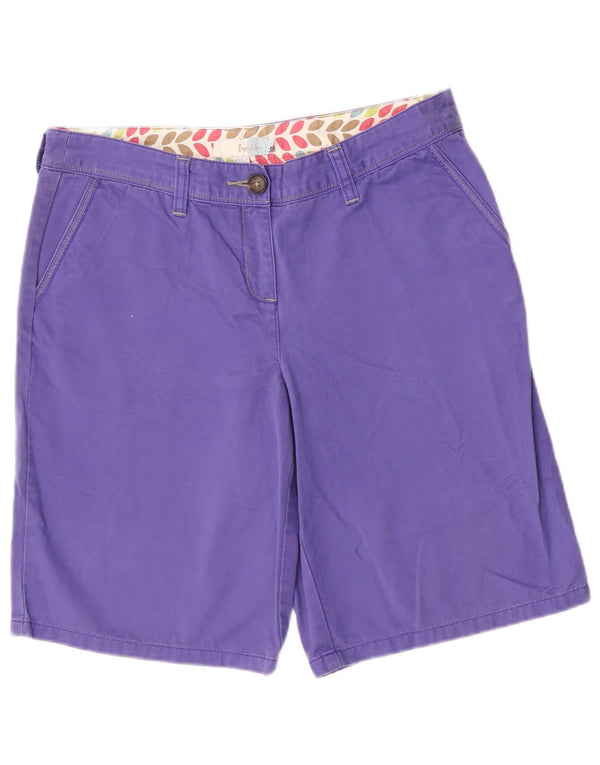 Boden ženske chino kratke hlače UK 14 Large W32 Ljubičasti pamuk