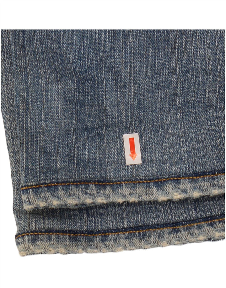 Jacob Cohen Ženske krojene ravne traperice W26 L31 Plavi pamuk