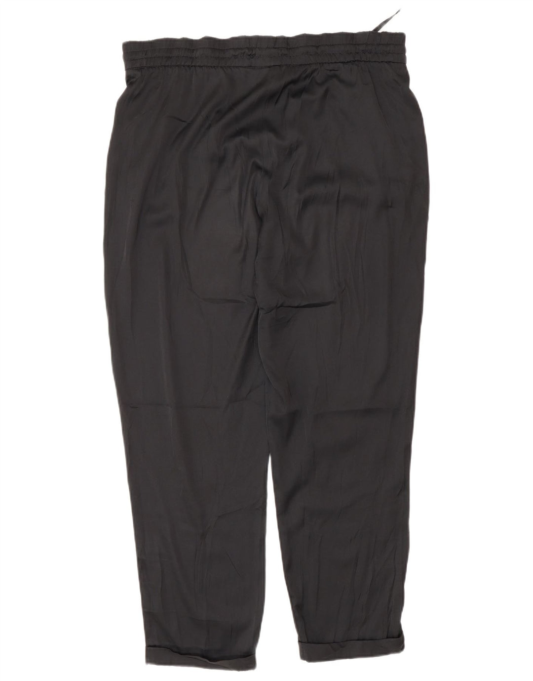 Benetton ženske obične ležerne hlače srednje veličine W30 L27 crni poliester