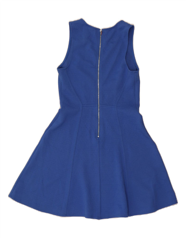 MOSSIMO Womens Sleeveless A-Line Dress UK 12 Medium Blue Polyester Vintage Mossimo and Second-Hand Mossimo from Messina Hembry 