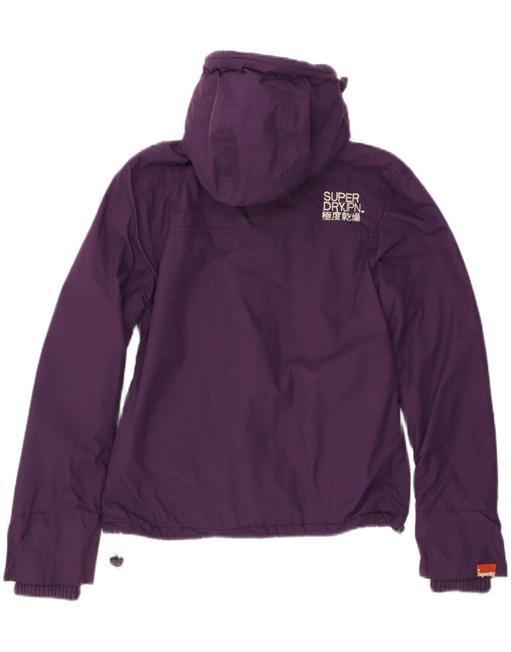 Superdry ženska jakna s vjetrovkom UK 14 srednje ljubičasta