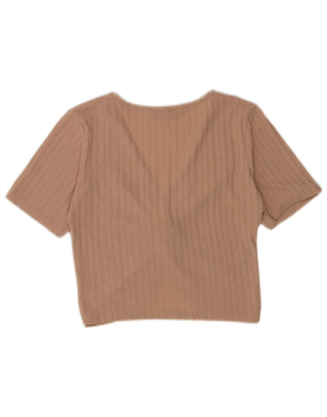 Zara ženski gornji dio kratke bluze UK 10 Small Beige