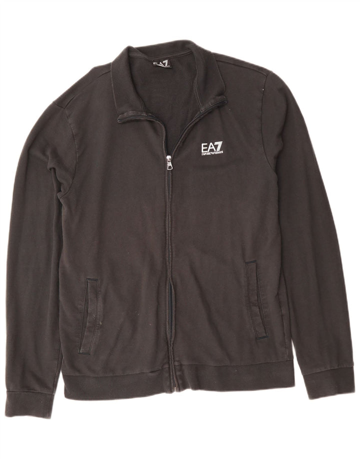 Emporio Armani muška trenirka Gornja jakna srednje crne pamučne boje