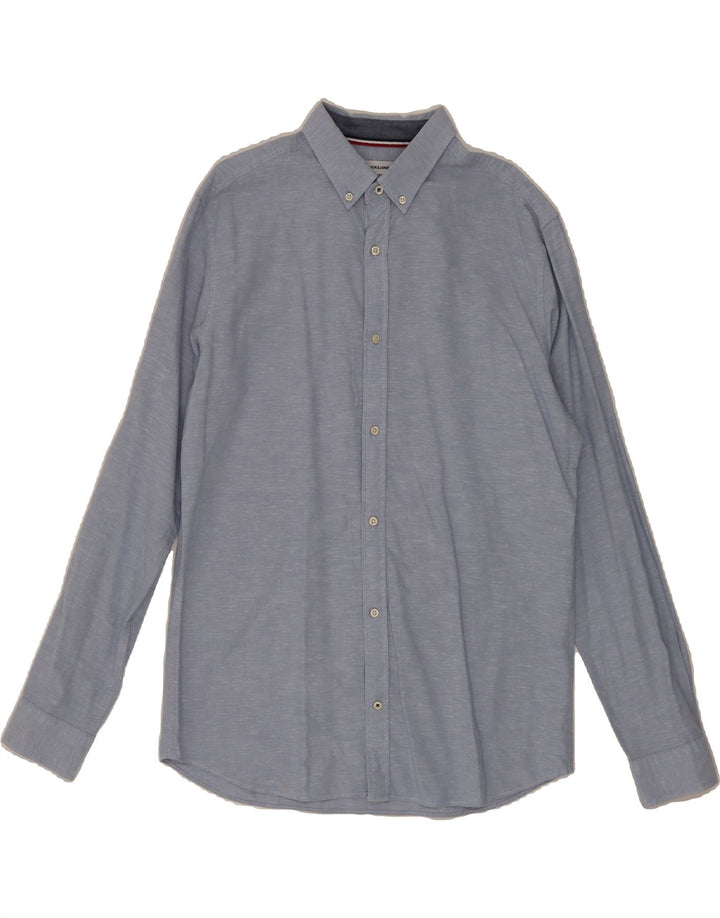 JACK & JONES Mens Shirt Large Blue Vintage Jack & Jones and Second-Hand Jack & Jones from Messina Hembry 