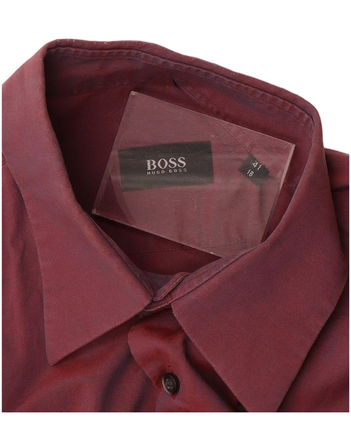 Hugo Boss muška košulja veličina 41 16 velika bordo