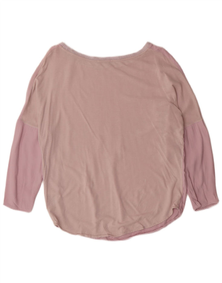 MASSIMO DUTTI Ženska prevelika majica UK 10 Small Pink Colourblock