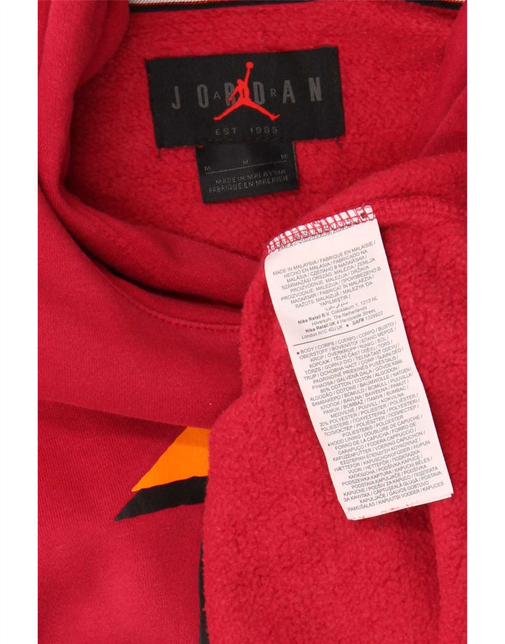 Jordan muška majica s kapuljačom srednje veličine, ružičasti pamuk