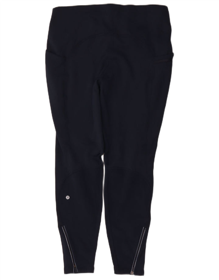 Lululemon ženske tajice US 14 XL tamnoplavi poliester