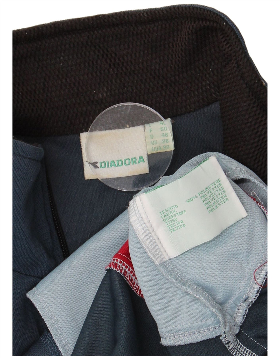 DIADORA Muška gornja jakna trenirke UK 38 Srednje tamnoplava boja