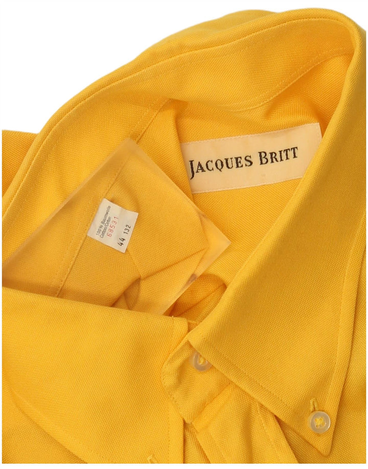 Jacque Britt muška košulja, veličina 44 XL, žuti pamuk