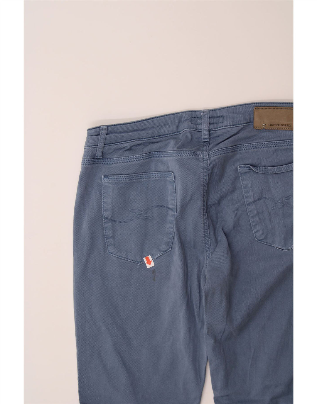 TRUSSARDI Womens Slim Jeans W29 L27  Blue Cotton Vintage Trussardi and Second-Hand Trussardi from Messina Hembry 