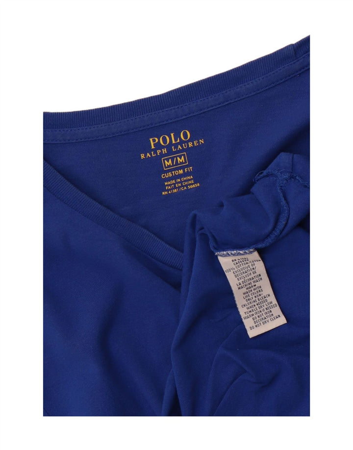 POLO RALPH LAUREN Muška majica kratkih rukava prilagođenog kroja srednje plavi pamuk