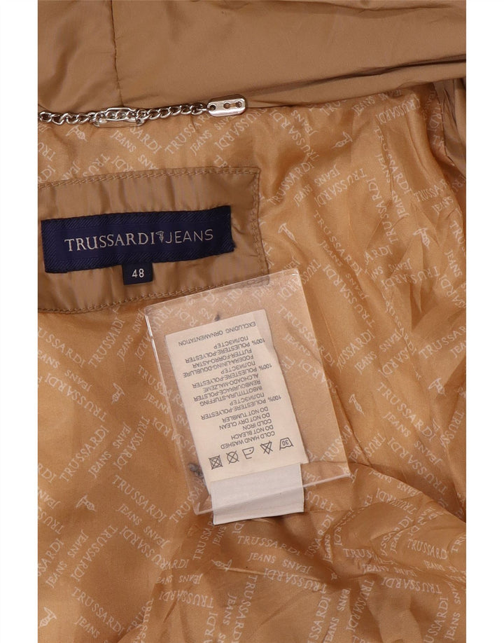 TRUSSARDI JEANS Ženska podstavljena jakna IT 48 XL Bež poliester