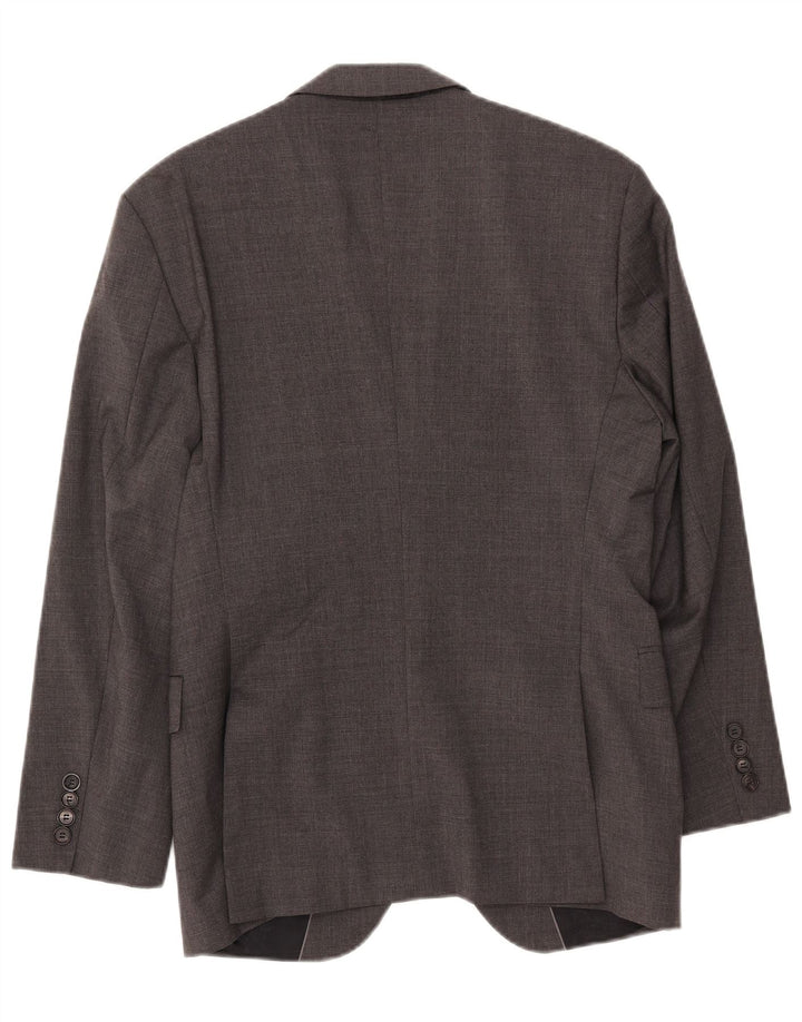 HUGO BOSS Muška jakna sa 2 gumba EU 48 srednje siva vuna