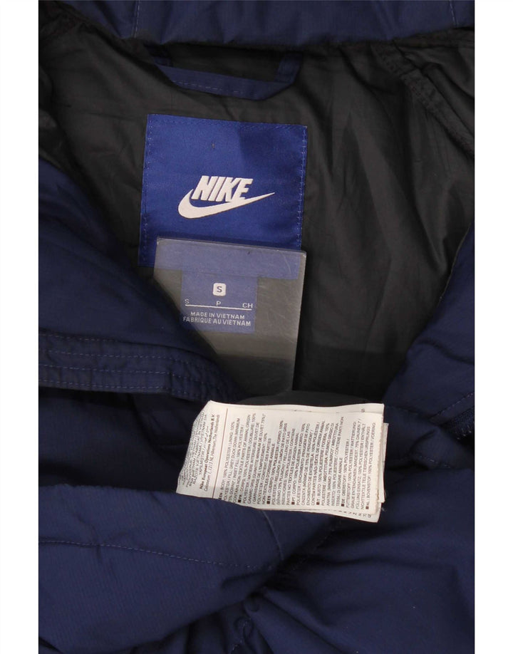 Nike muška podstavljena jakna s kapuljačom UK 36 mala tamnoplava poliester