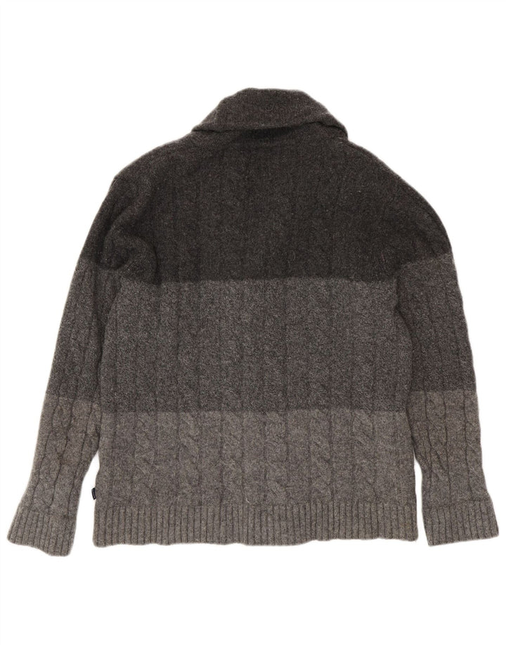 GANT Womens Cardigan Sweater UK 18 XL Grey Wool