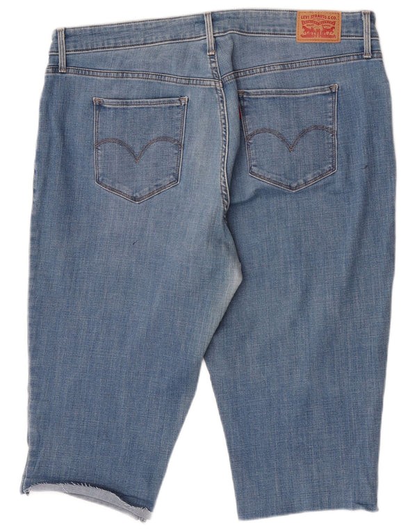 Levi's ženske 311 bermuda traper kratke hlače US 20 2XL W40 plavi pamuk