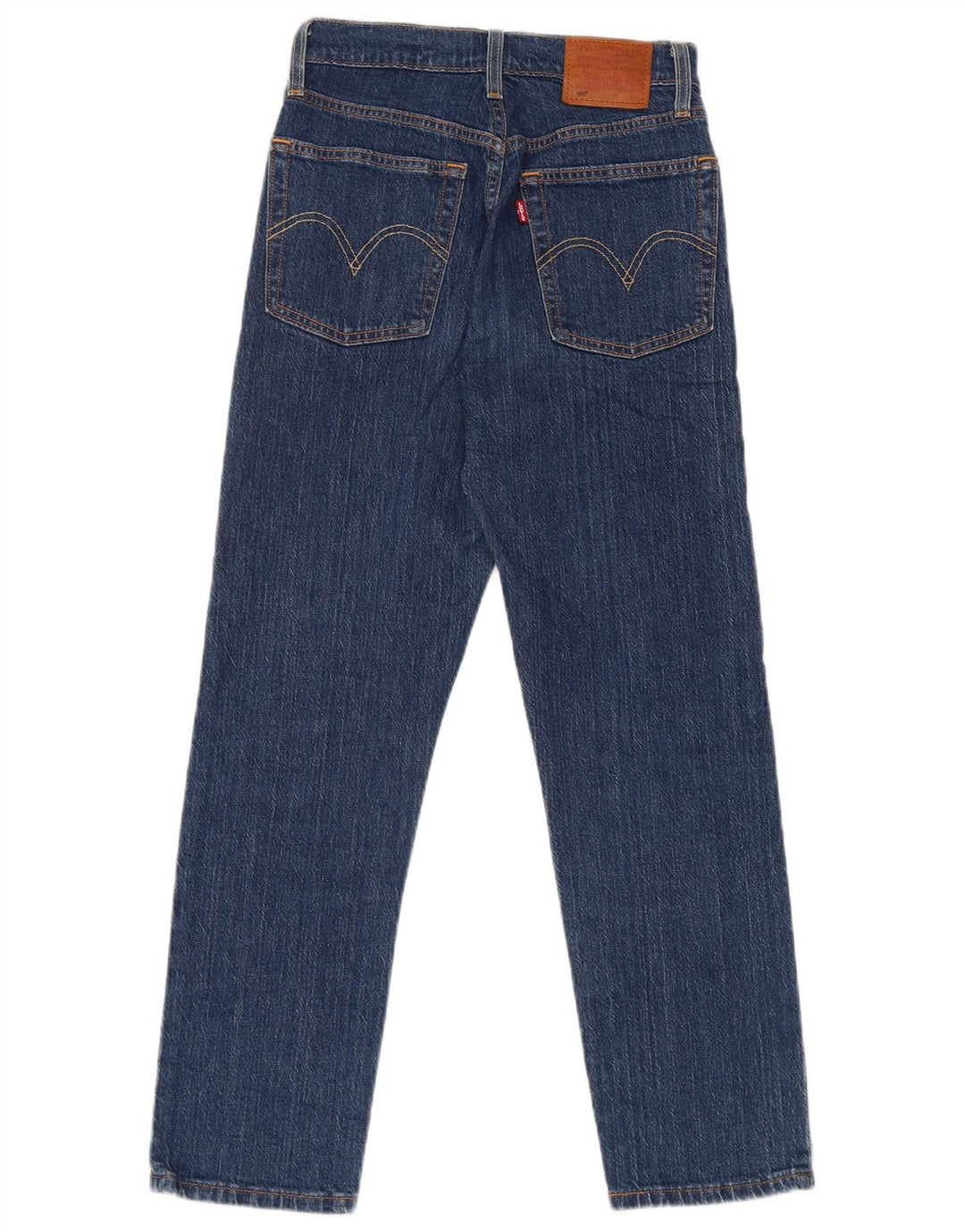Levi's ženske 501 ravne traperice W24 L26 plavi pamuk