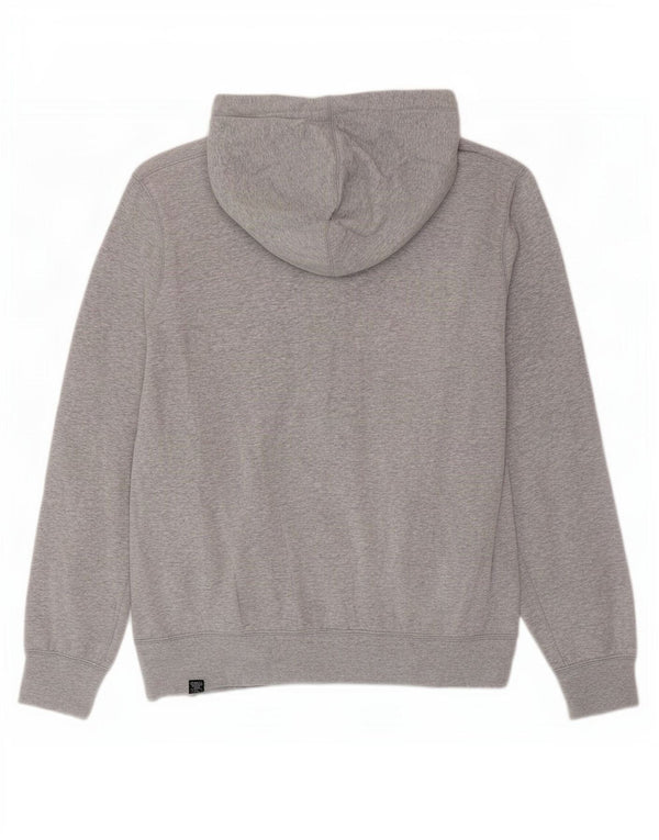 Jordan Mens Graphic Hoodie Jumper Medium Grey Flecked Cotton
