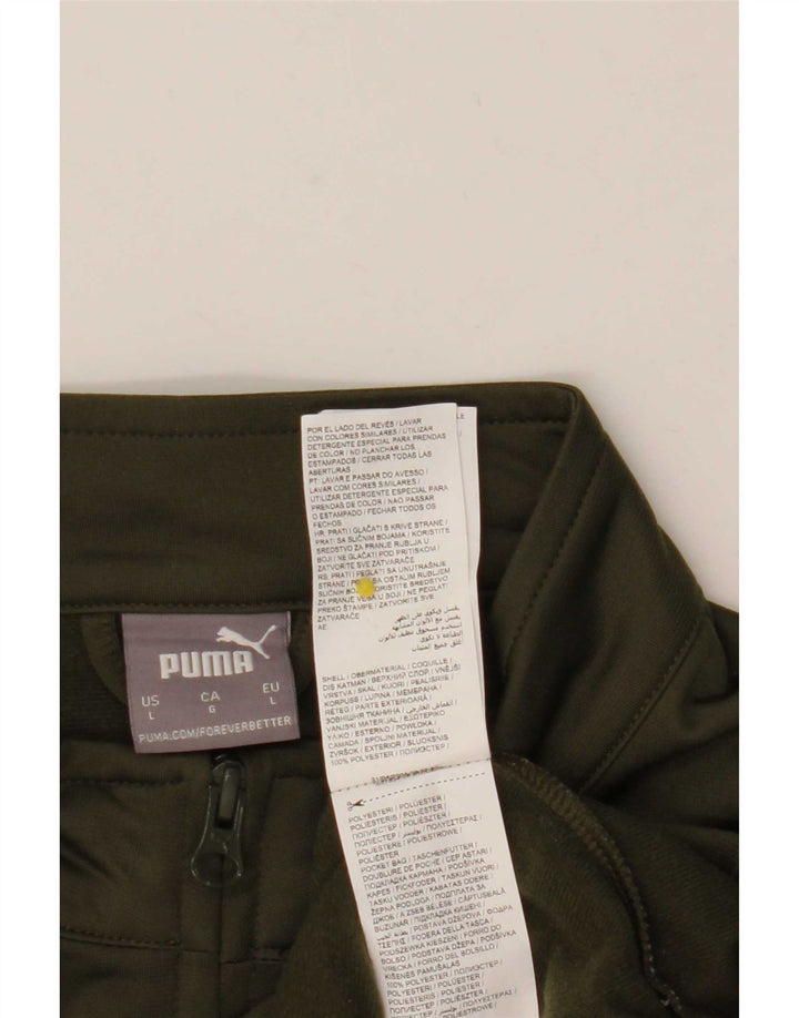 Puma muška gornja jakna trenirke Large kaki poliester