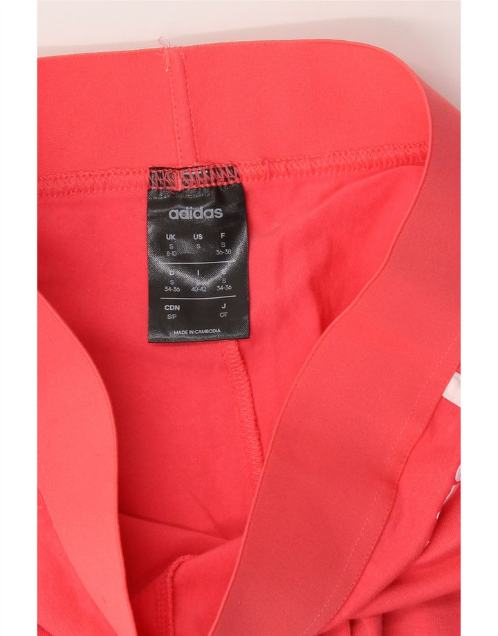ADIDAS Womens Leggings UK 10 Small Pink Vintage Adidas and Second-Hand Adidas from Messina Hembry 