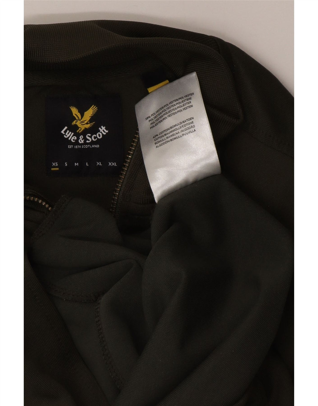 LYLE & SCOTT Ženska gornja jakna trenirke UK 6 XS kaki poliester