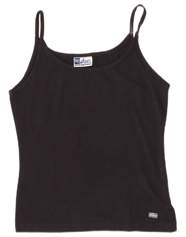 Asics Girls Regular Cami Top 13-14 Years Large Crni Pamuk