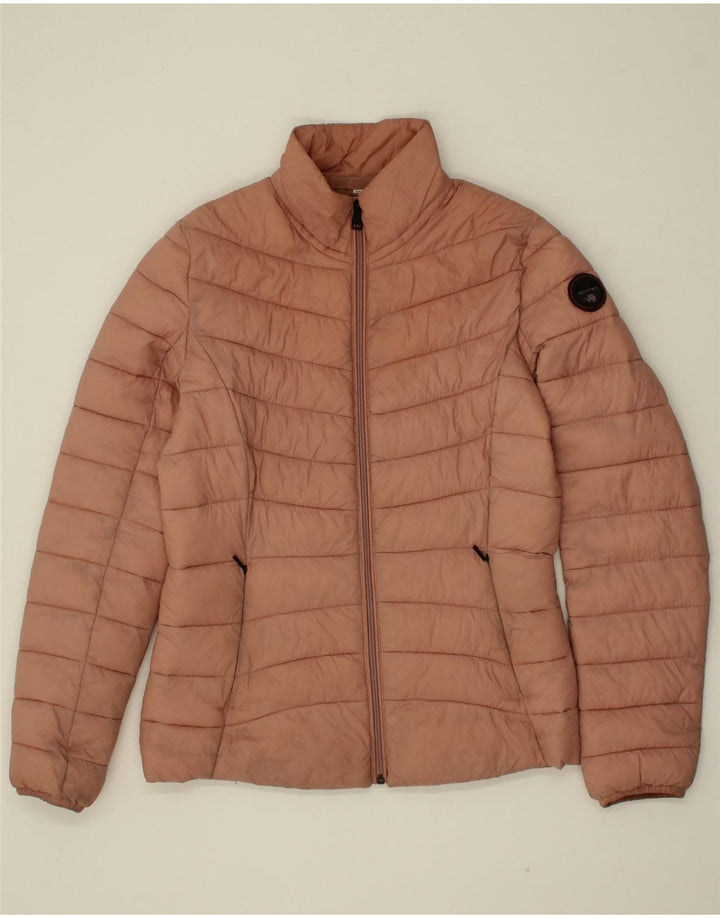 NAPAPIJRI Womens Padded Jacket UK 14 Medium Brown Polyester Vintage Napapijri and Second-Hand Napapijri from Messina Hembry 