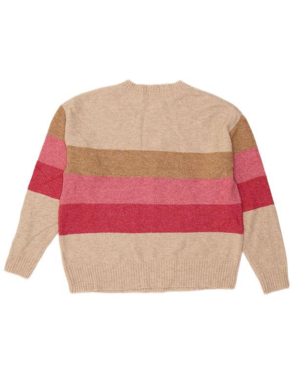 MARKS & SPENCER Ženski pulover s okruglim izrezom UK 14 Srednje bež