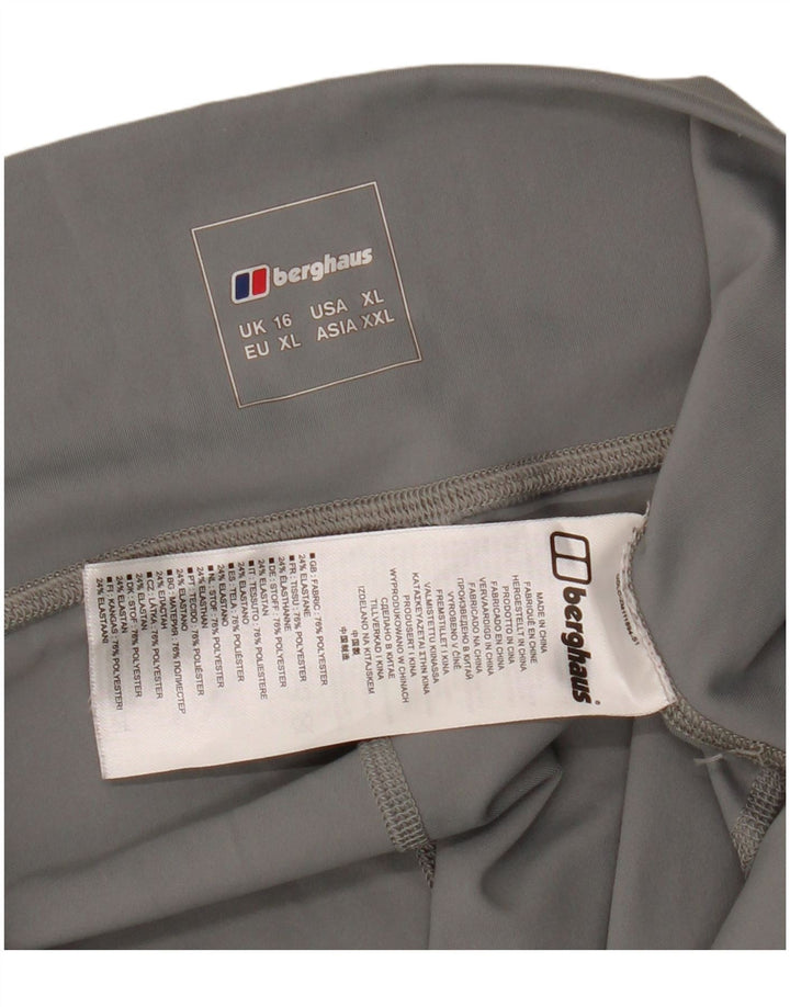 Berghaus ženske grafičke tajice UK 16 veliki sivi poliester