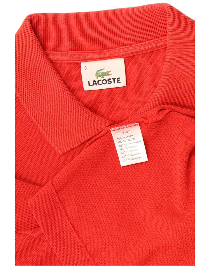 Lacoste muška polo majica veličine 3 mala crvena pamuk