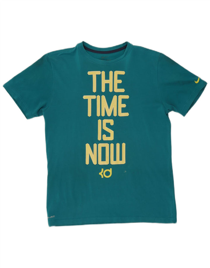 Nike Dri Fit Graphic T-Shirt majica srednje tirkizne boje