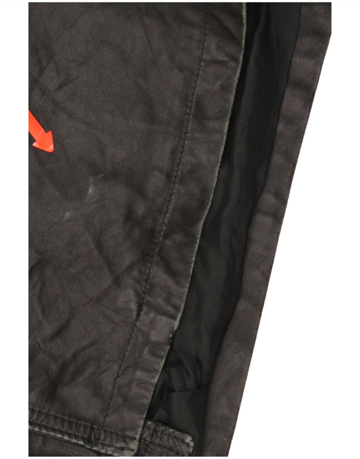 Bizzarro muška jakna sa 3 gumba IT 54 2XL crna koža