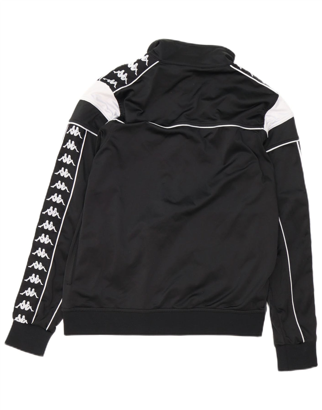 KAPPA ženska gornja jakna trenirke s grafičkim motivima UK 14 srednje crne boje