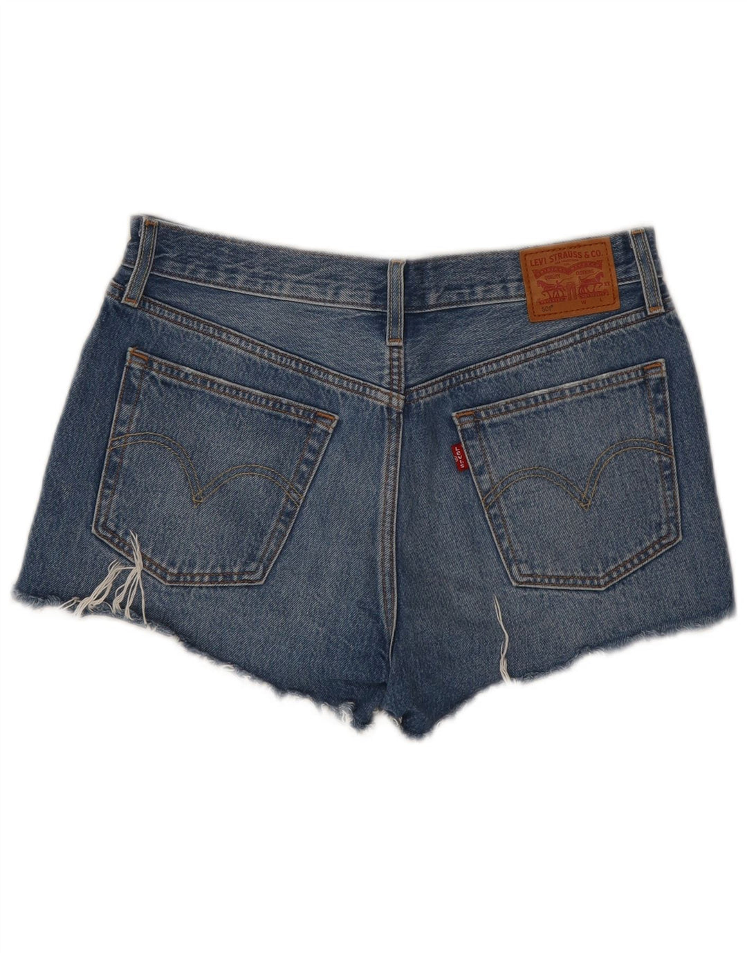 LEVI'S Ženske kratke hlače od trapera 501, W28 srednje plave