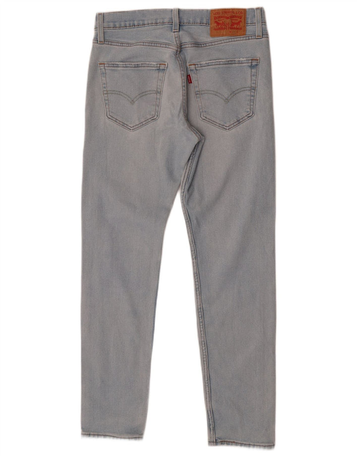 Levi's muške 502 sužene traperice W29 L30 plavi pamuk