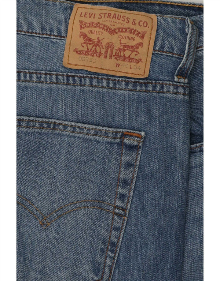 Levi's muške uske traperice W40 L34 plavi pamuk
