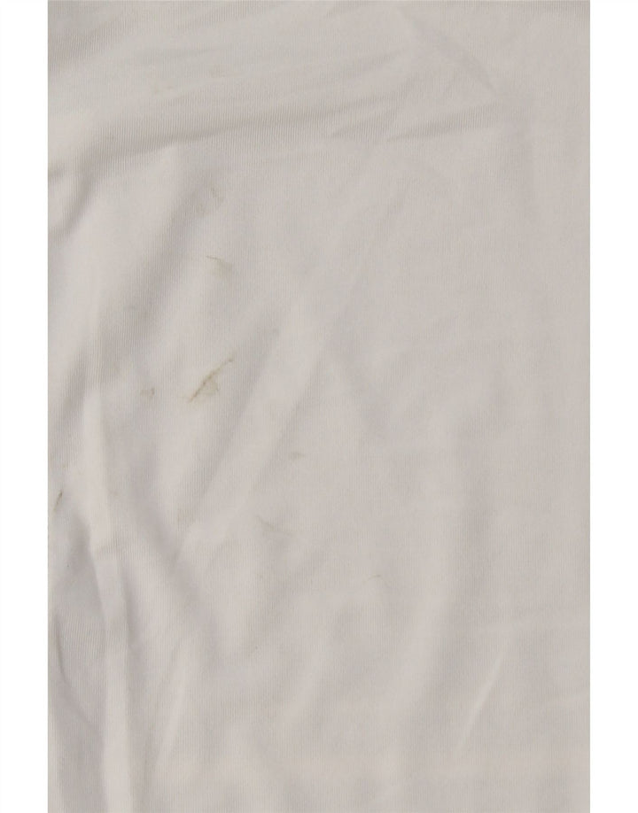 IZOD Mens Polo Shirt XL White Colourblock Polyester