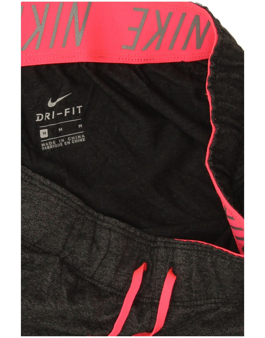 Nike ženske kratke sportske hlače Dri Fit UK 14 srednje sivi poliester