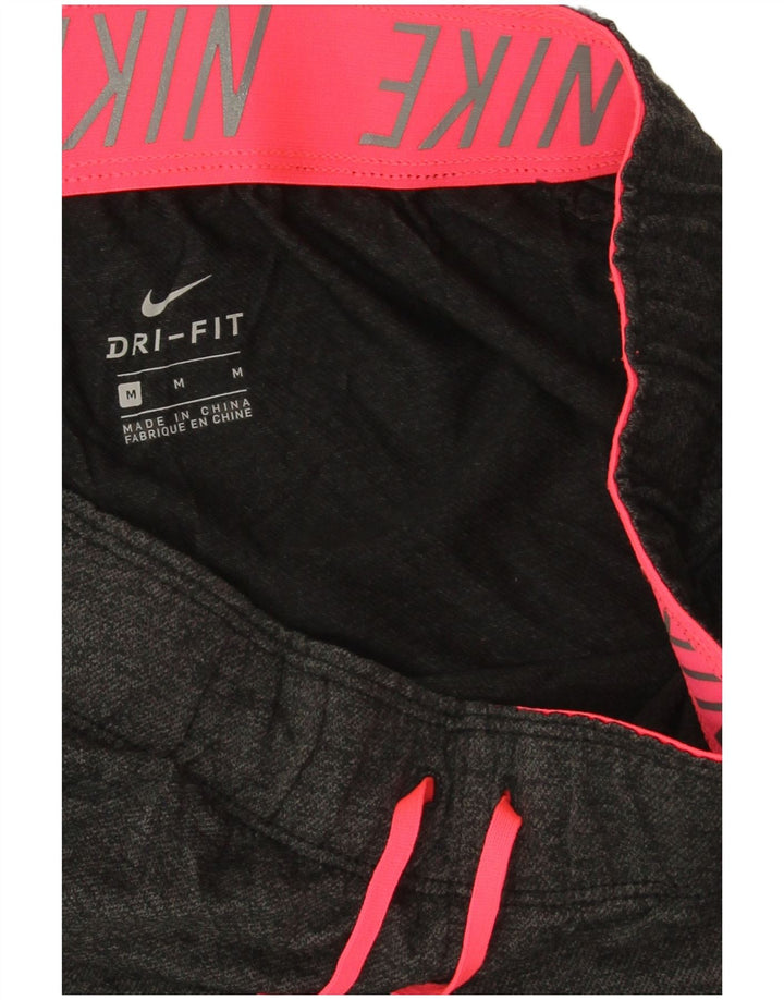 Nike ženske kratke sportske hlače Dri Fit UK 14 srednje sivi poliester