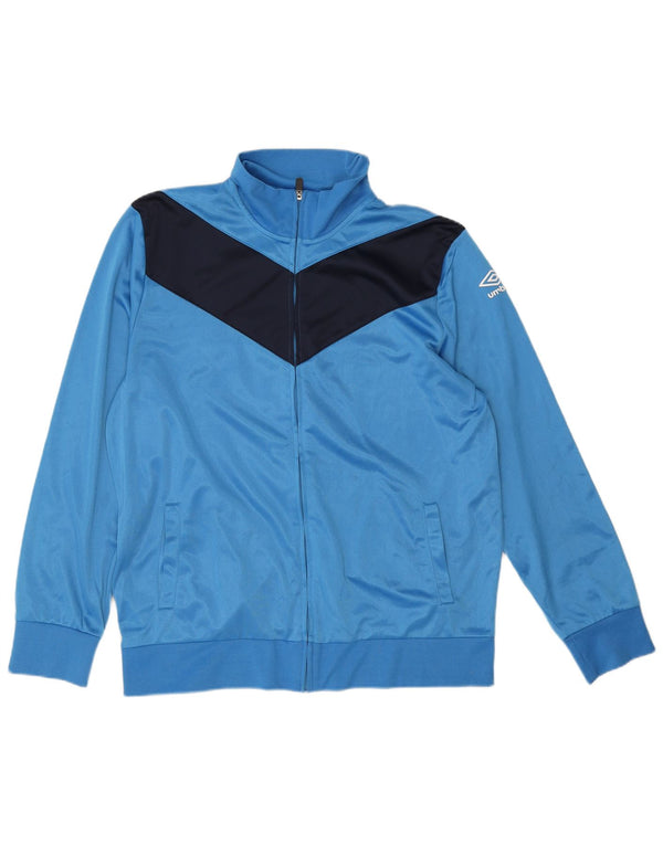 Umbro muška gornja jakna od trenirke 2XL plavi poliester u boji