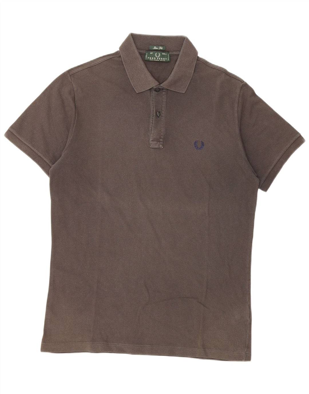 Fred Perry muška uska polo majica velika siva pamučna majica