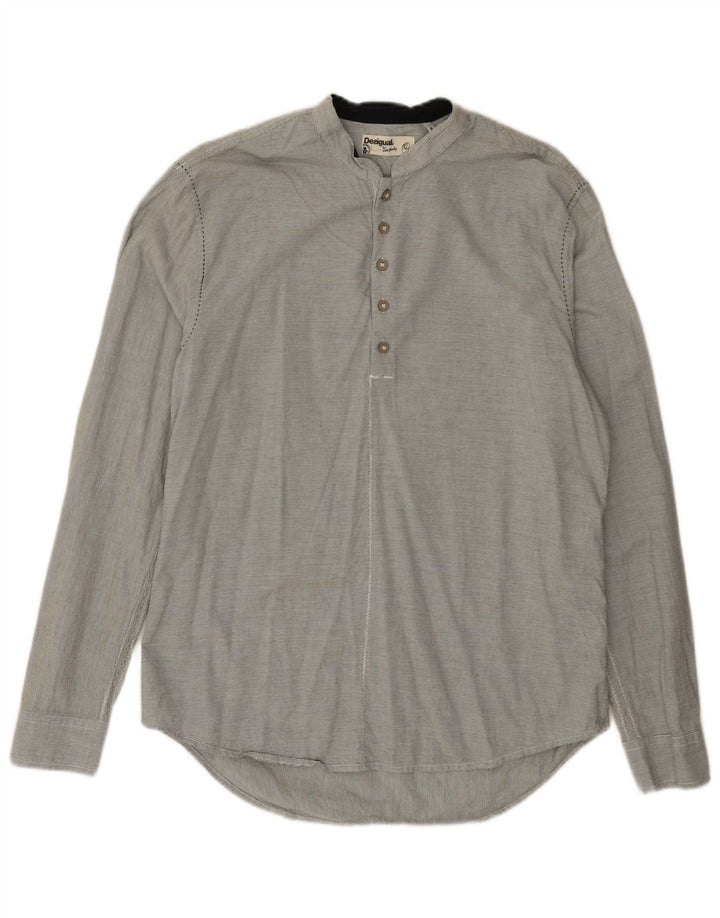 Desigual muška pulover majica standardnog kroja XL, siva pamuk na pruge