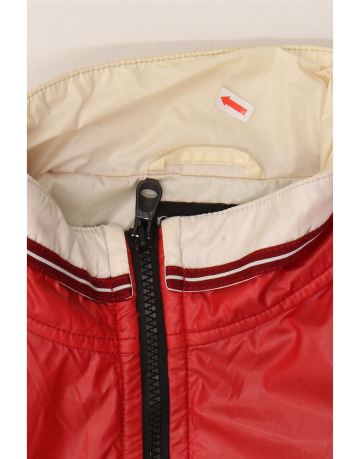 REFRIGIWEAR Mens Bomber Jacket IT 50 Large Red Polyester Vintage Refrigiwear and Second-Hand Refrigiwear from Messina Hembry 
