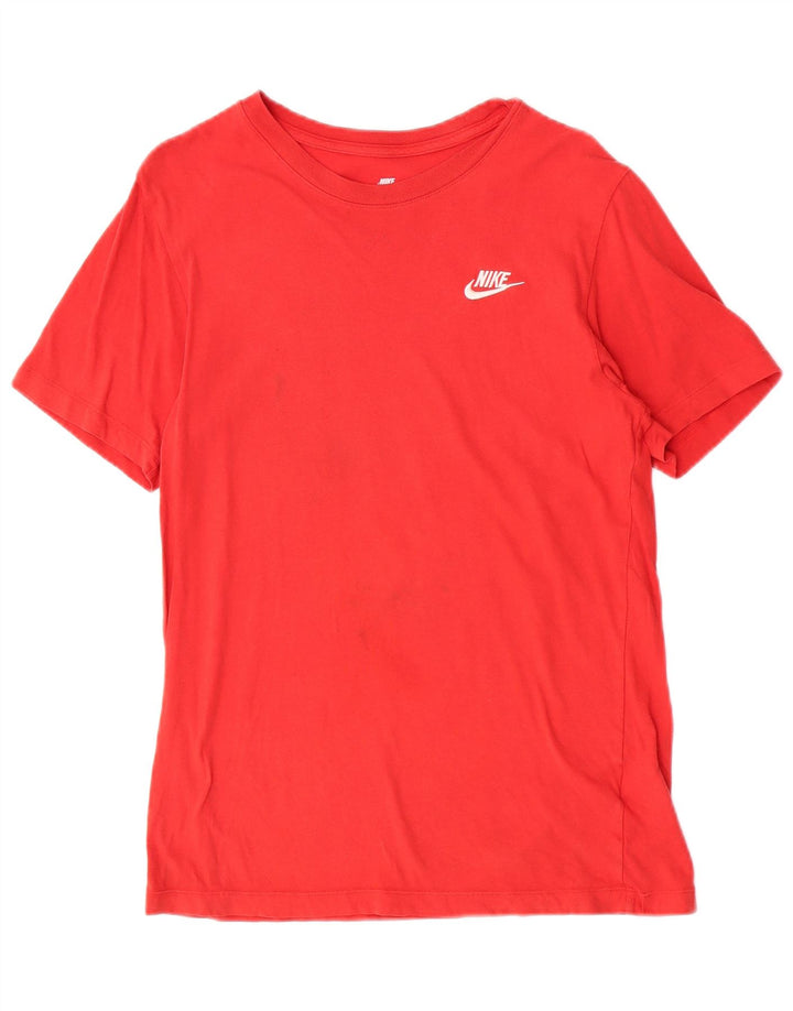 Nike Muška majica kratkih rukava Mala crvena pamučna