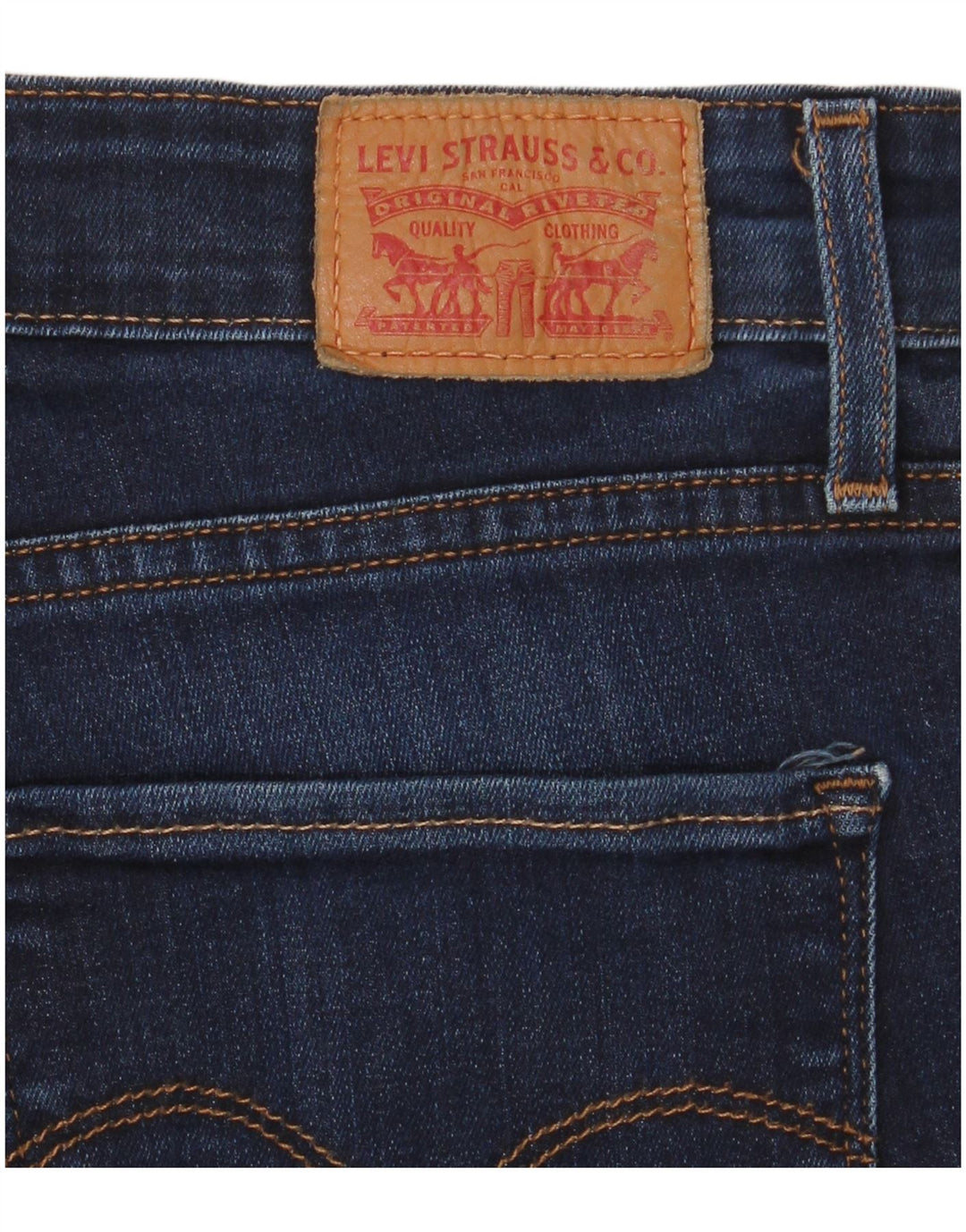 Levi's ženske uske traperice W28 L29 tamnoplave