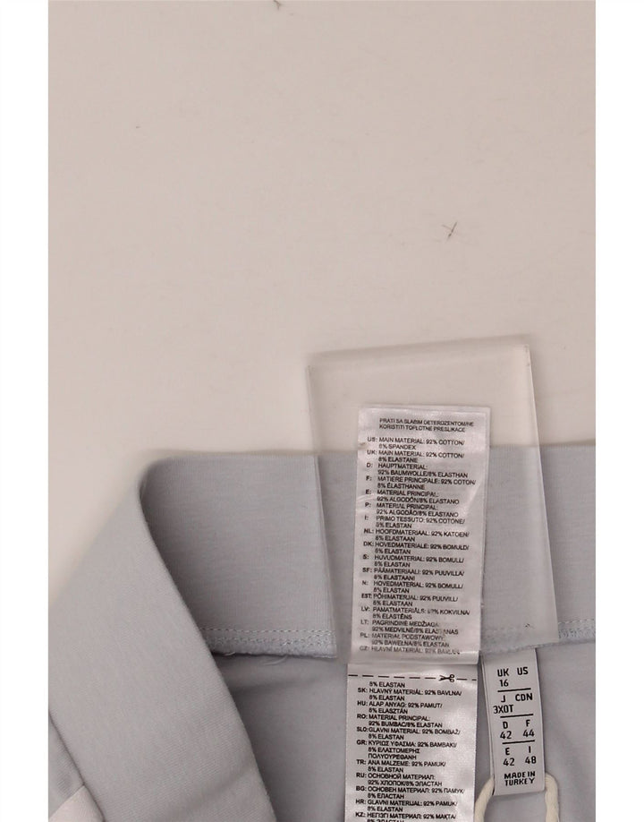 ADIDAS ženske tajice UK 16 Large Blue Cotton